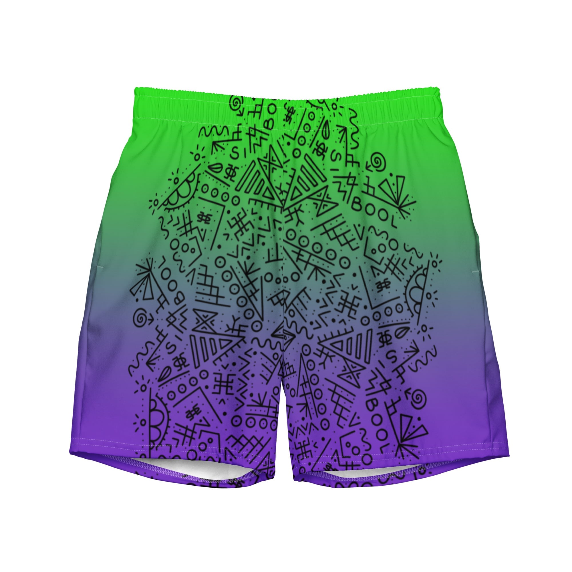 Bañador Hombre Unity Verde-Violeta